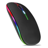 Mouse Usb Sem Fio 2.4ghz Bluetooth Botão Silencioso macio